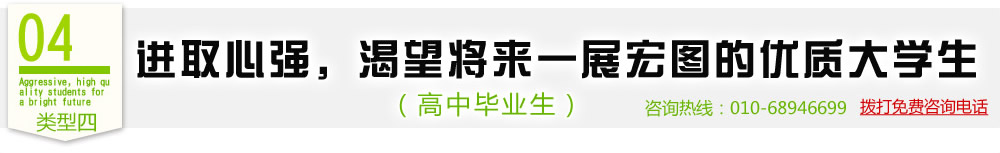 類型四  進取心強，渴望將來一展宏圖的優(yōu)質(zhì)大學生
